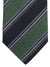 Luigi Borrelli Tie Green Dark Navy Stripes