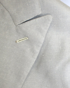 Luigi Borrelli Sport Coat Light Gray - Peak Lapel 