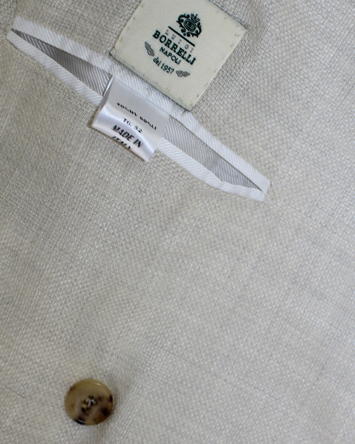 Luigi Borrelli Sport Coat Light Gray  Genuine