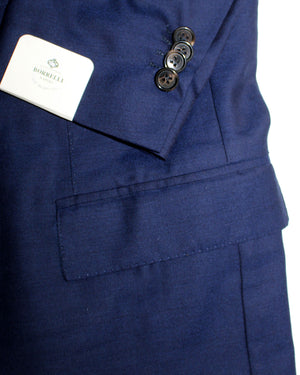 Luigi Borrelli Sport Coat Navy - Unlined - Wool Silk EU 50/ US 40