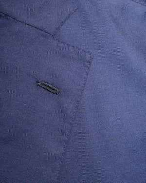 Luigi Borrelli Sport Coat Navy - Unlined - Wool Silk EU 50/ US 40