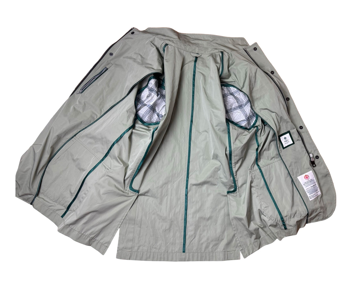 Luigi Borrelli Rain Coat Light Green EU 52 / US 42