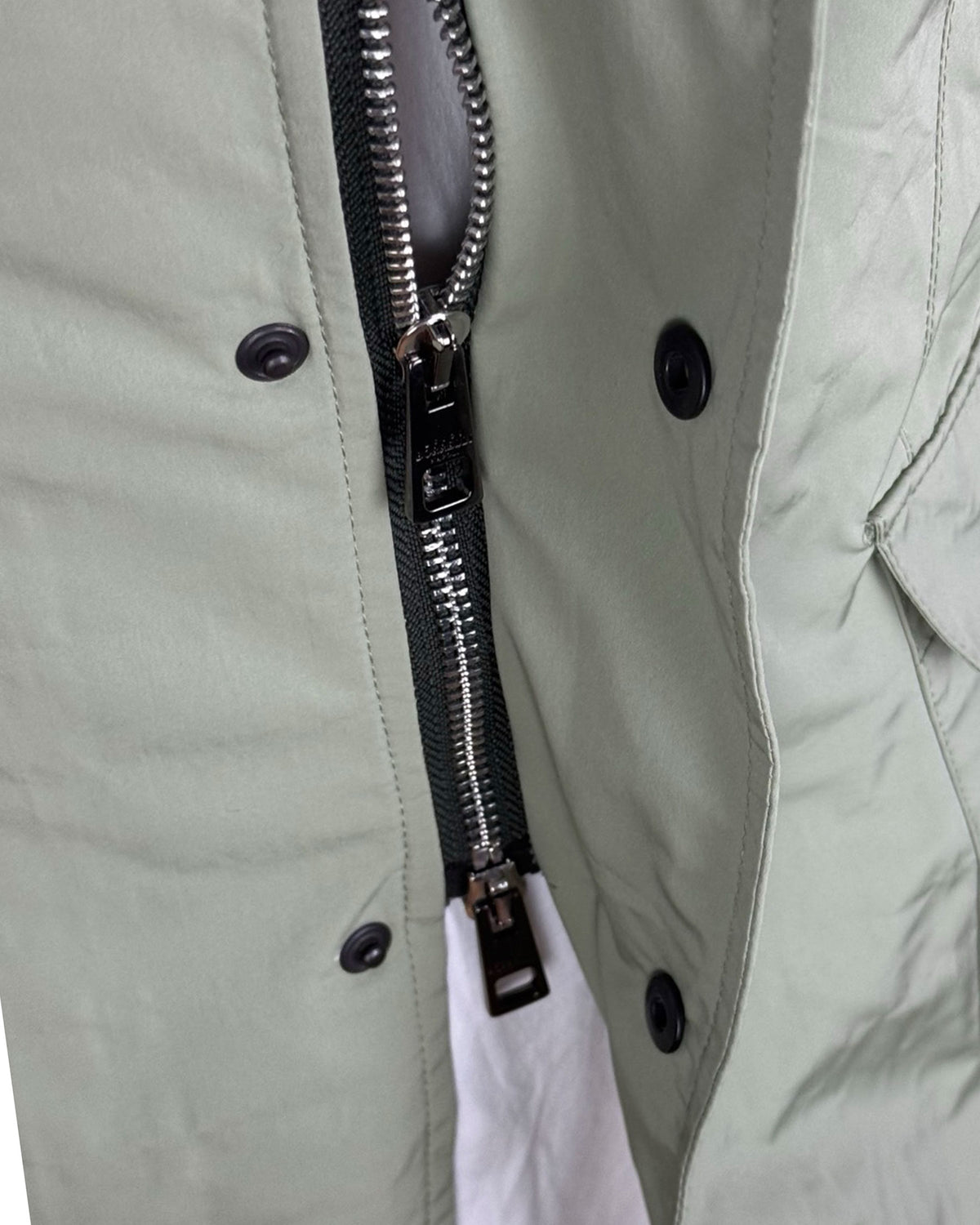 Luigi Borrelli Rain Coat Light Green