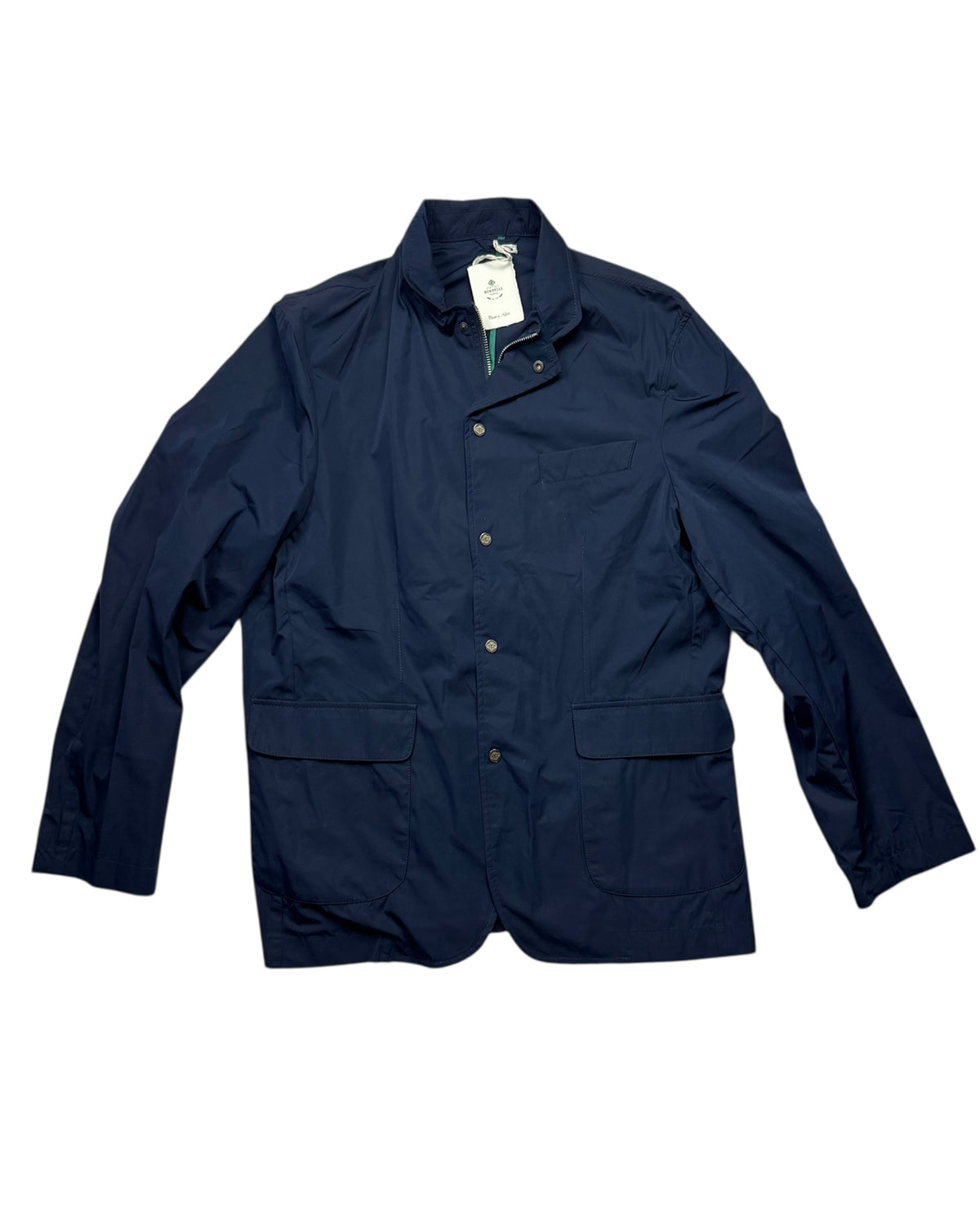 Luigi Borrelli Rain Coat Navy