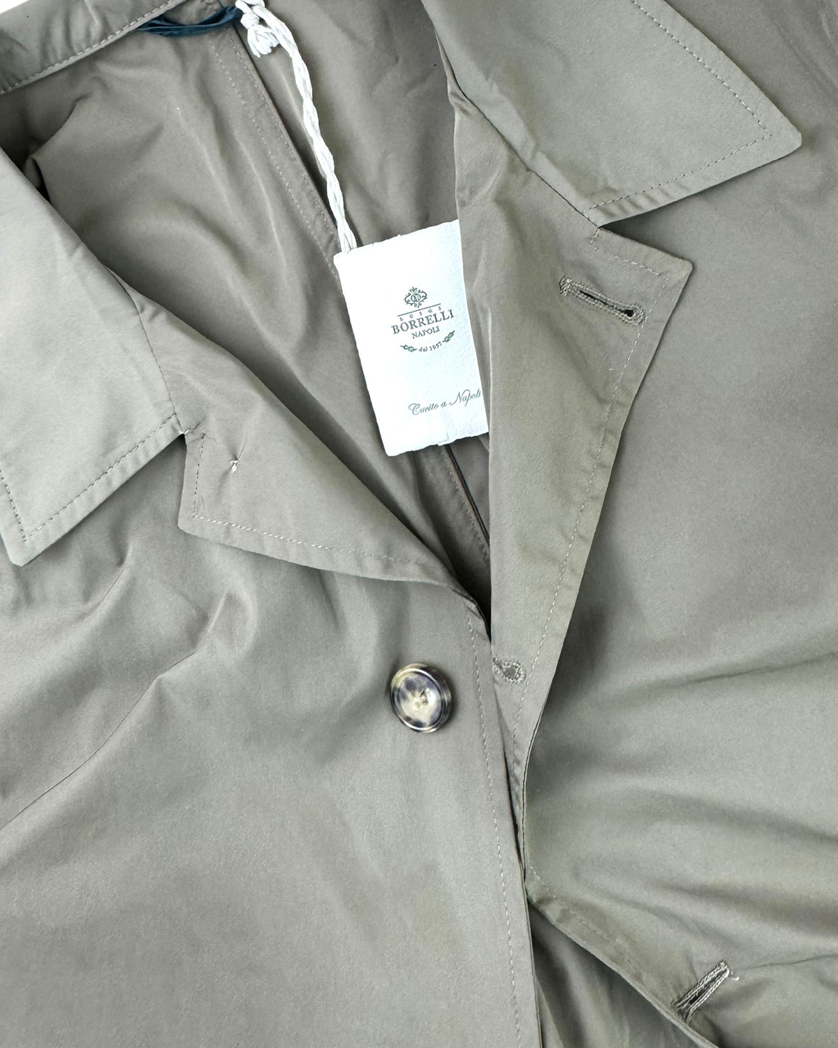 Luigi Borrelli Rain Coat Beige EU 48 / US 38 SALE