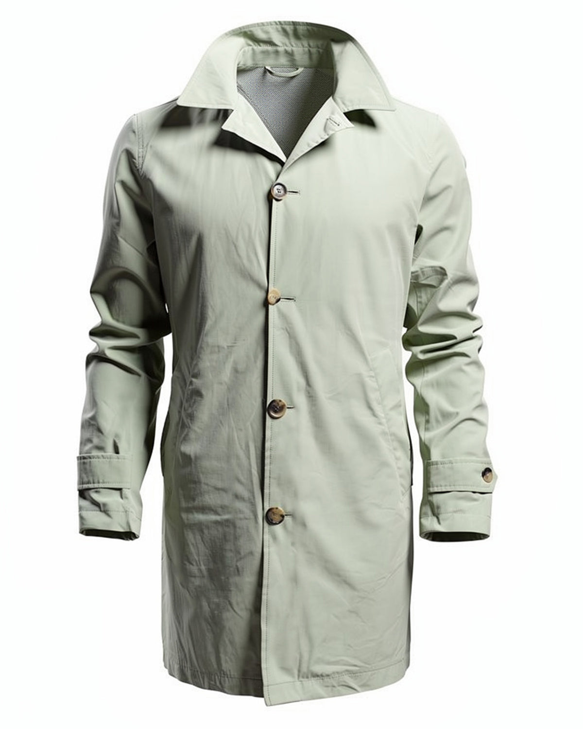 Luigi Borrelli Rain Coat Light Green EU 48 / US 38 SALE