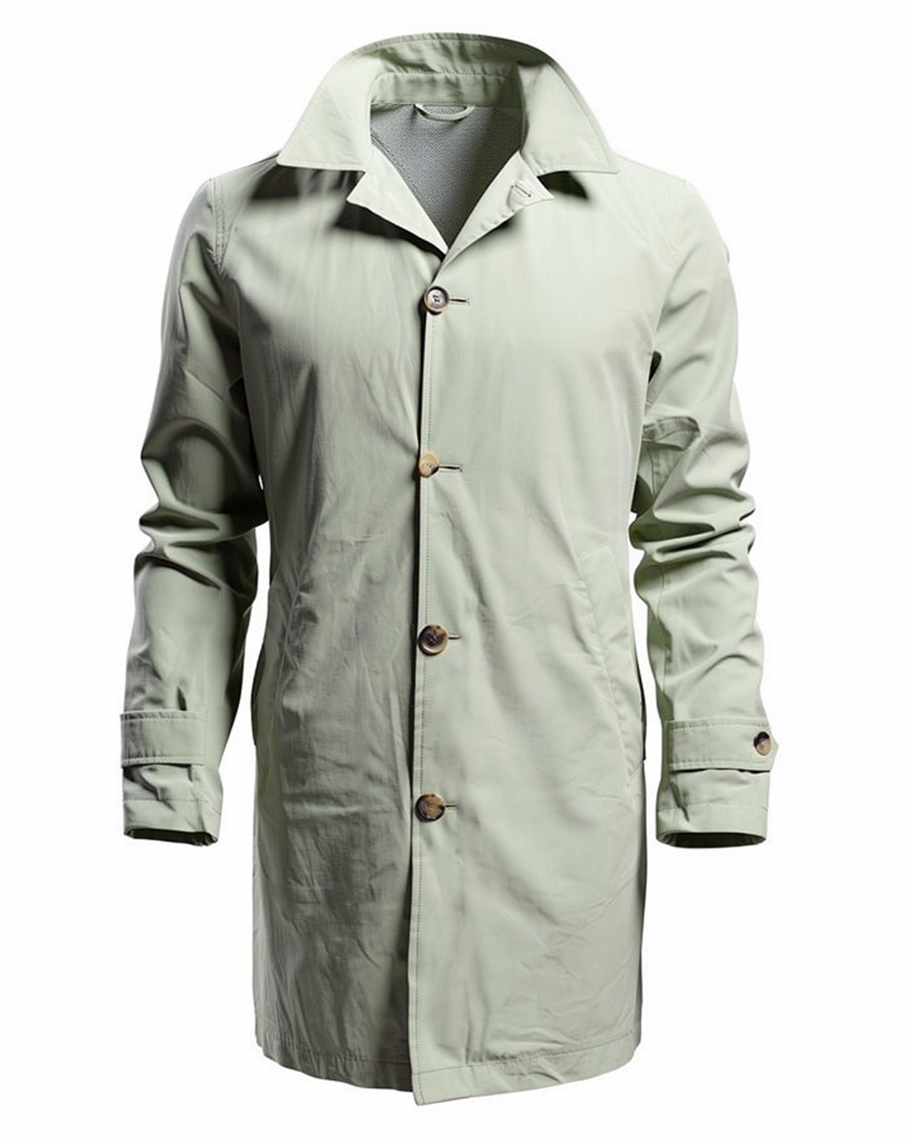 Luigi Borrelli Rain Coat Light Green EU 46 / US 36 SALE