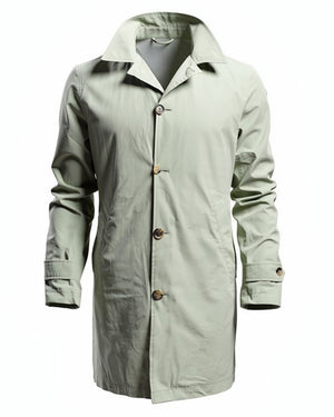 Luigi Borrelli Rain Coat Light Green EU 48 / US 38 SALE