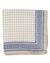 Luigi Borrelli Silk Pocket Square Beige Tan Houndstooth