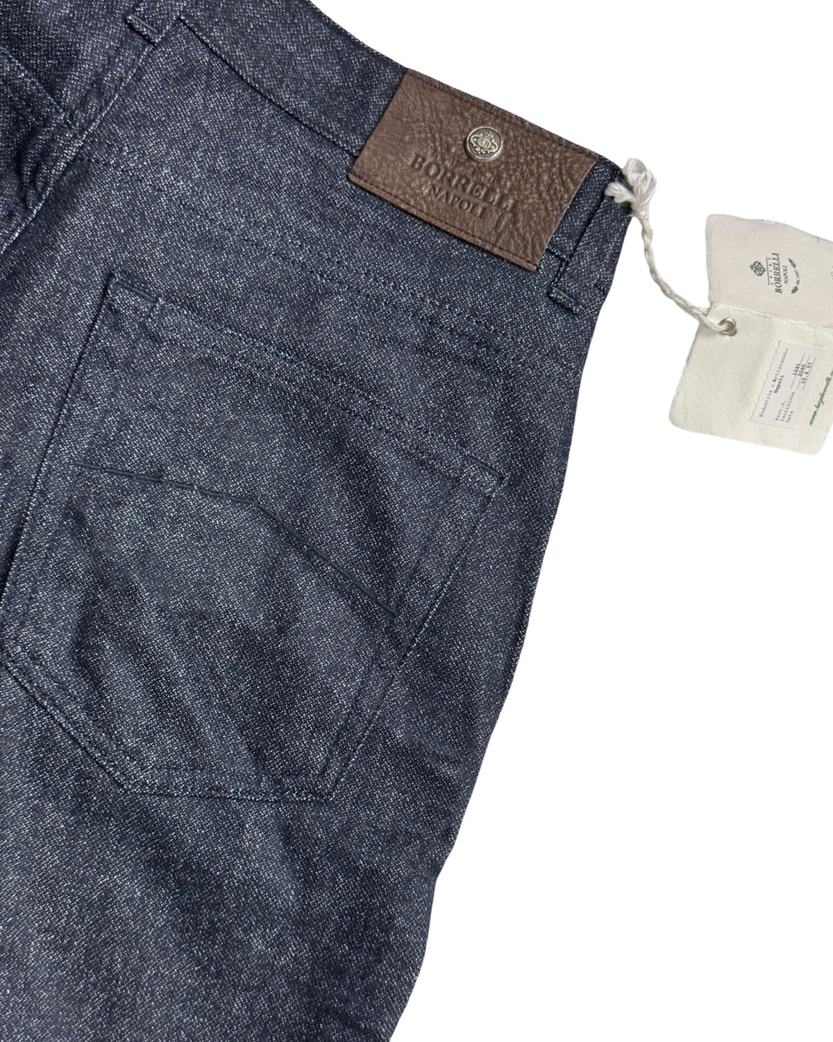 Luigi Borrelli Jeans Dark Blue Wool Cashmere