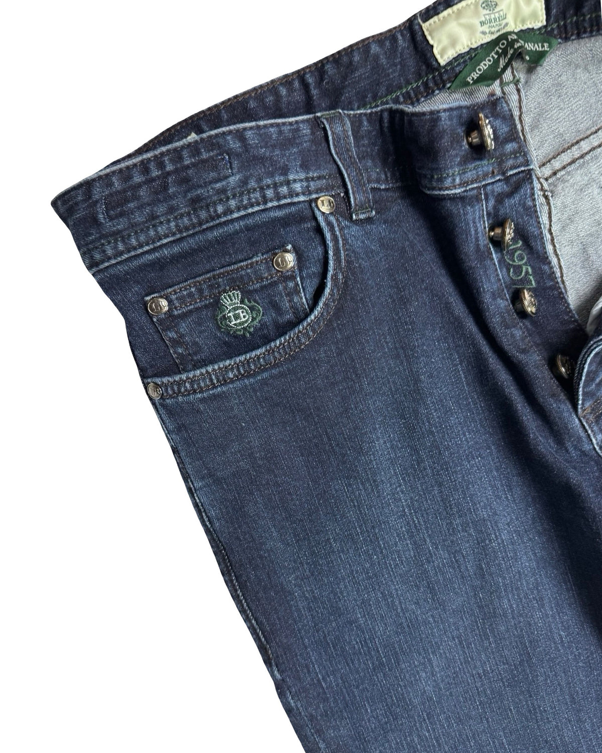 Luigi Borrelli Jeans Dark Denim Blue