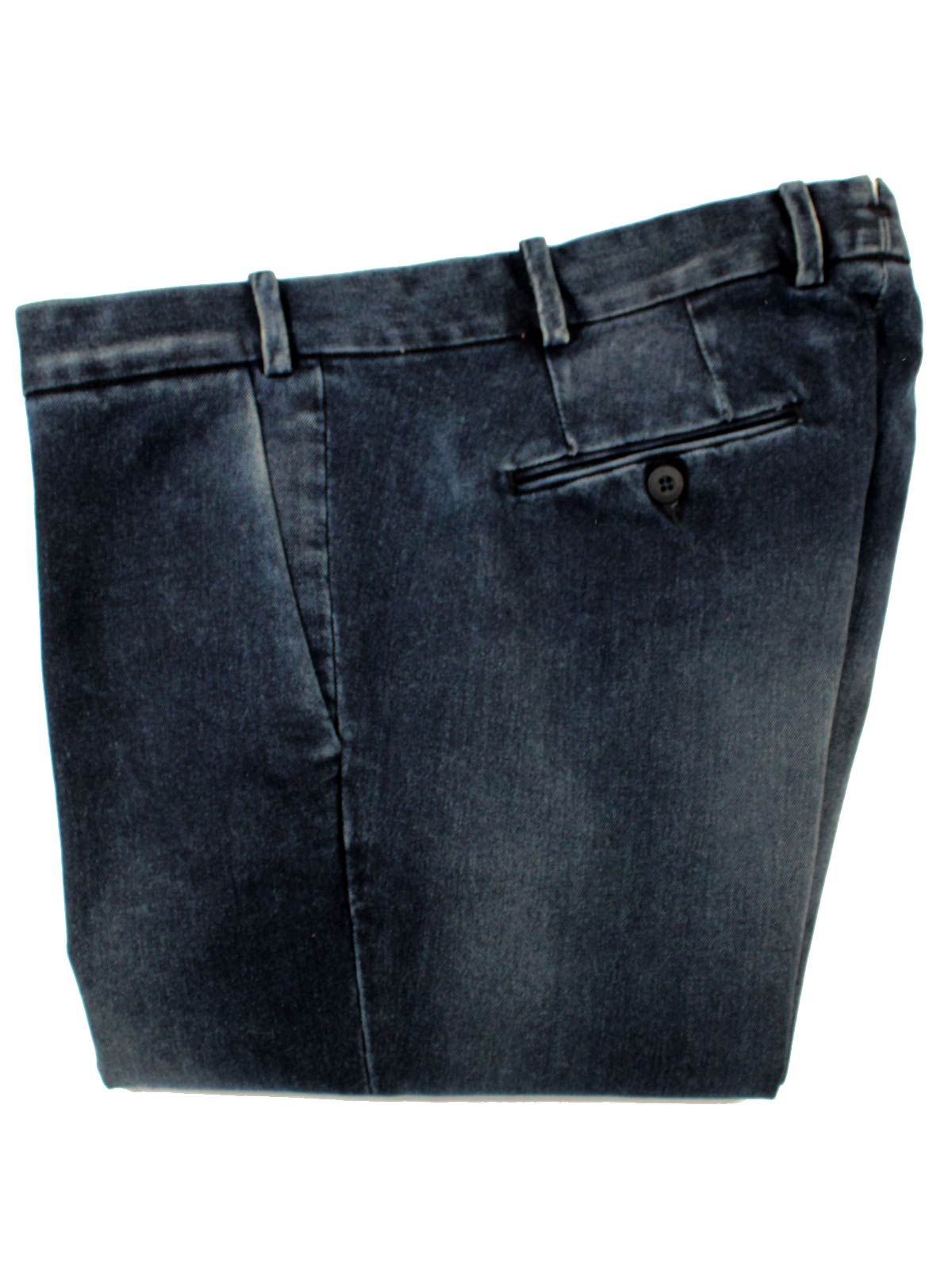 Luigi Borrelli Denim Pants Dark Blue Slim Fit