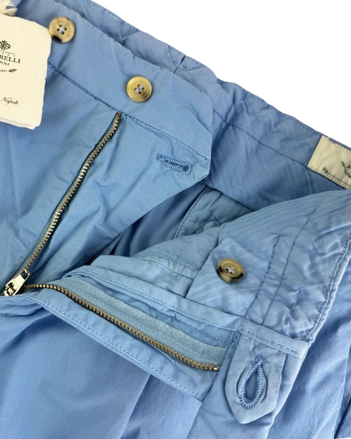 Luigi Borrelli Pants Light Blue 