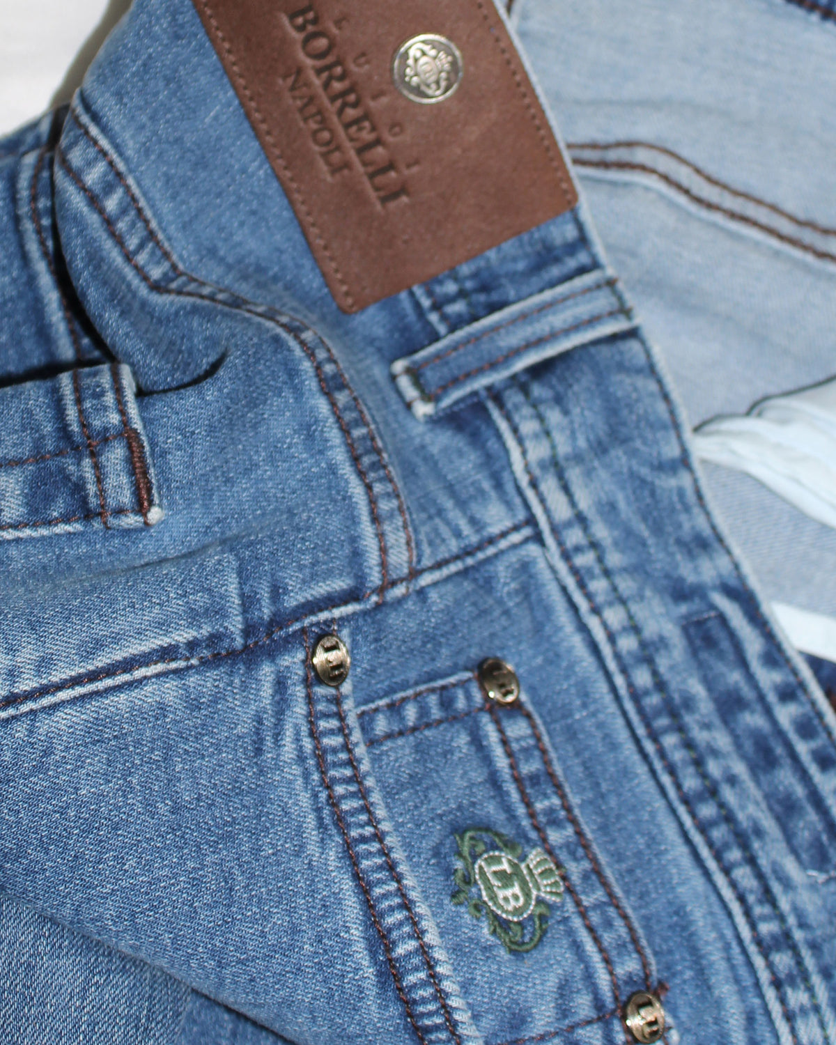 Luigi Borrelli Jeans Denim Blue 