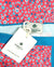 Luigi Borrelli Silk Pocket Square Pink Blue Mini Floral