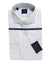 Luigi Borrelli Dress Shirt ROYAL COLLECTION White Blue Graph Check NEW