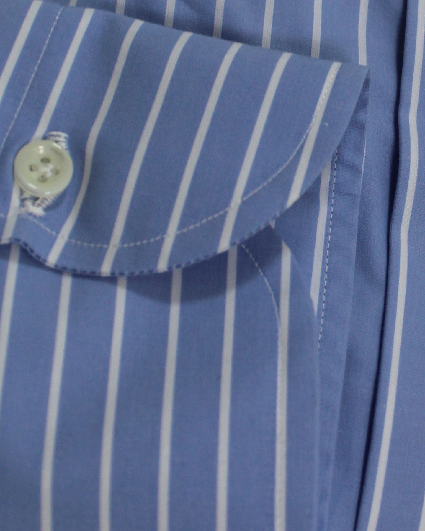 Luigi Borrelli Dress Shirt Blue White Stripes