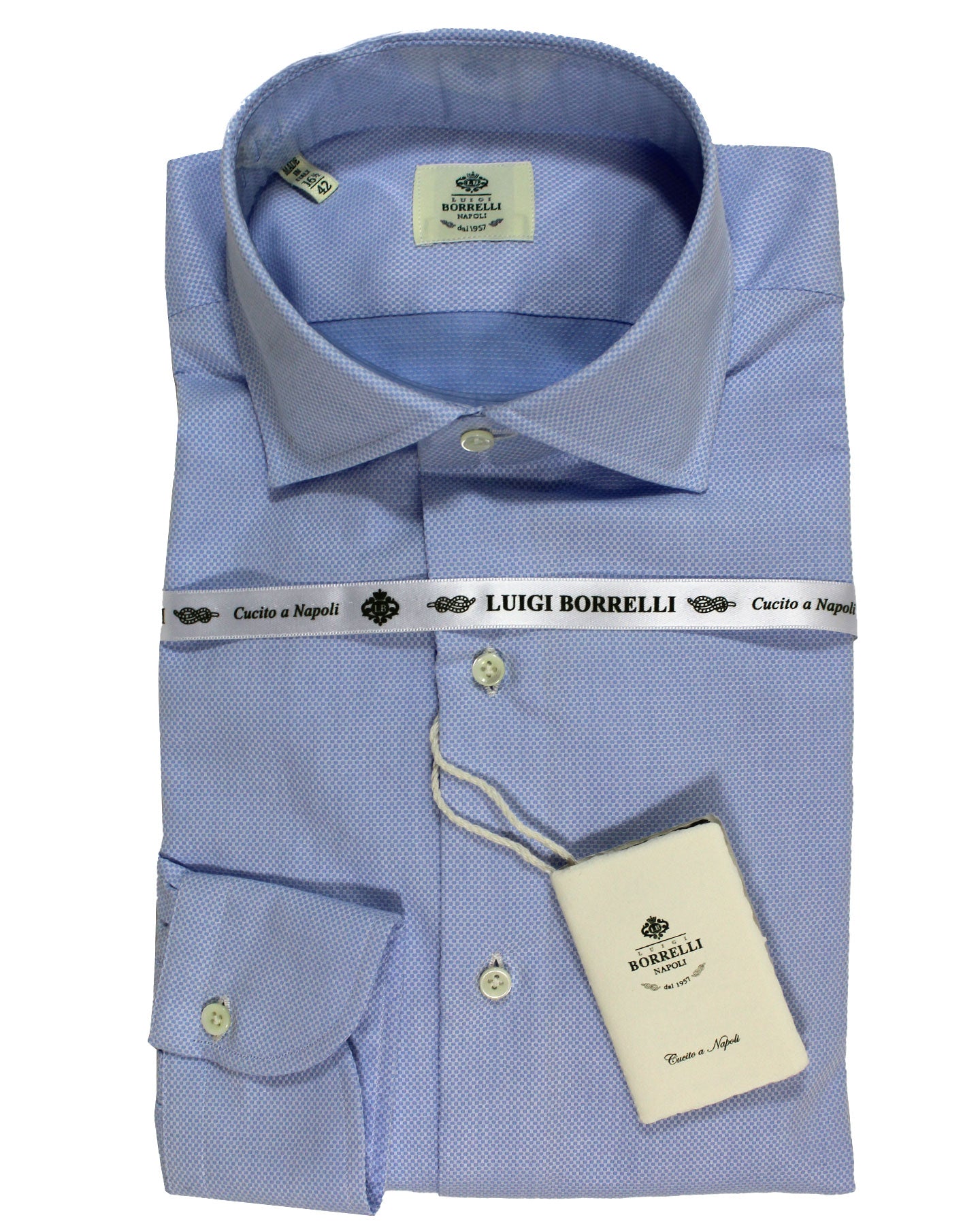 Luigi Borrelli Napoli two dress outlet shirts XL