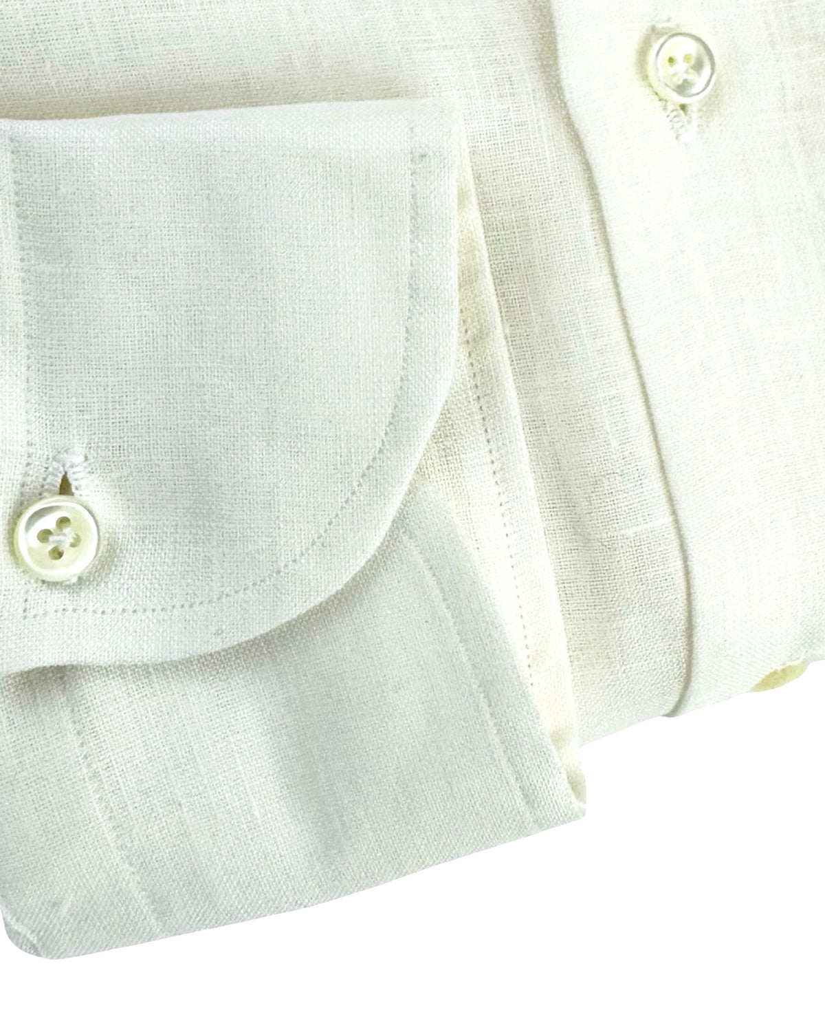 Borrelli Linen Shirt White 