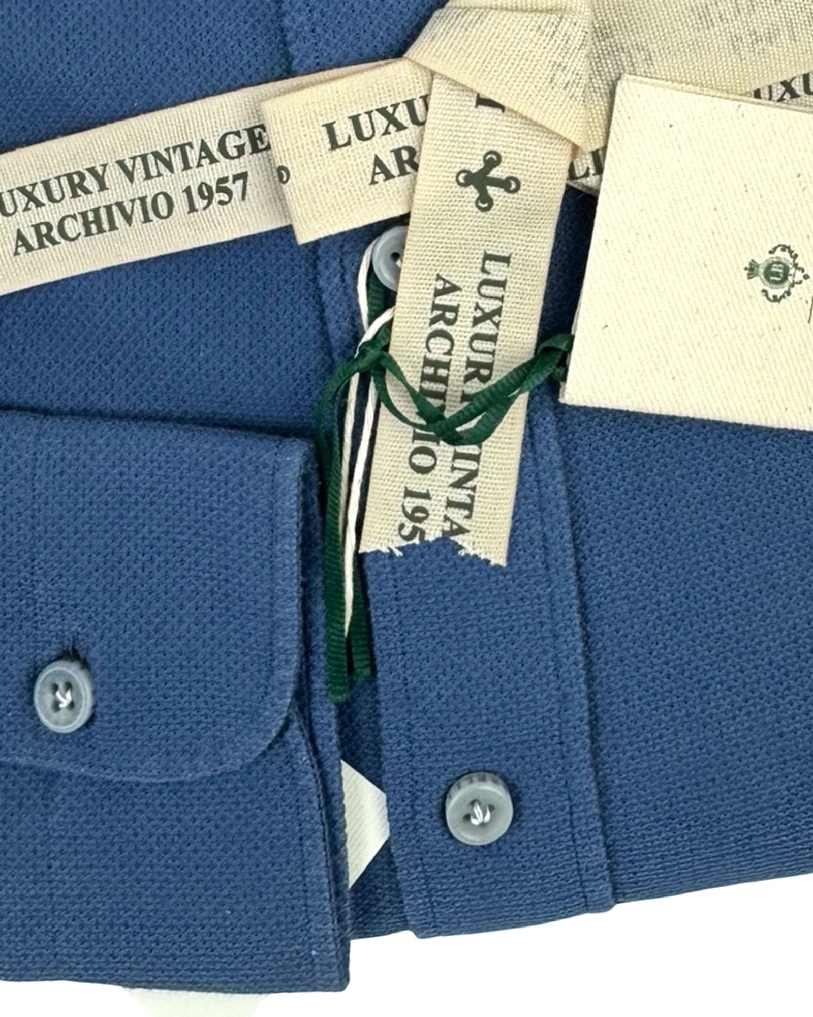 Luigi Borrelli Sport Shirt Navy 39 - 15 1/2