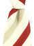 Luigi Borrelli Tie White Maroon Stripes Design