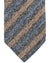 Luigi Borrelli Unlined Tie Brown Gray Navy Stripes Design