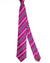 Luigi Borrelli Tie Magenta Pink Navy Stripes