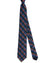Luigi Borrelli Wool Silk Tie Blue Red Plaid