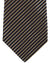 Luigi Borrelli Silk Tie Brown Navy Stripes