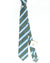 Luigi Borrelli Silk Tie Olive Blue Stripes