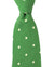 Luigi Borrelli Silk Tie Green Dots