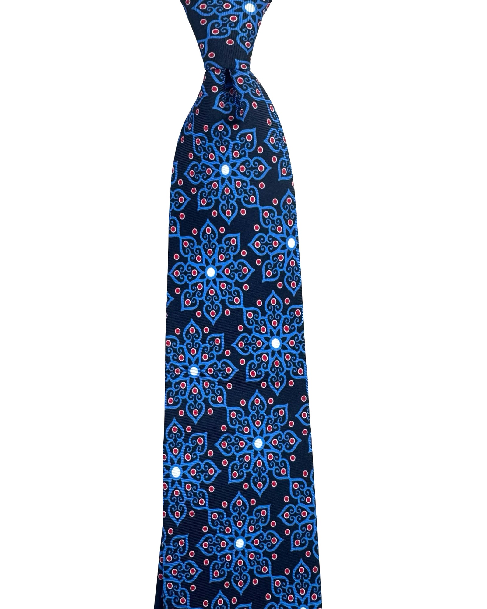 Luigi Borrelli Tie Blue Red Design