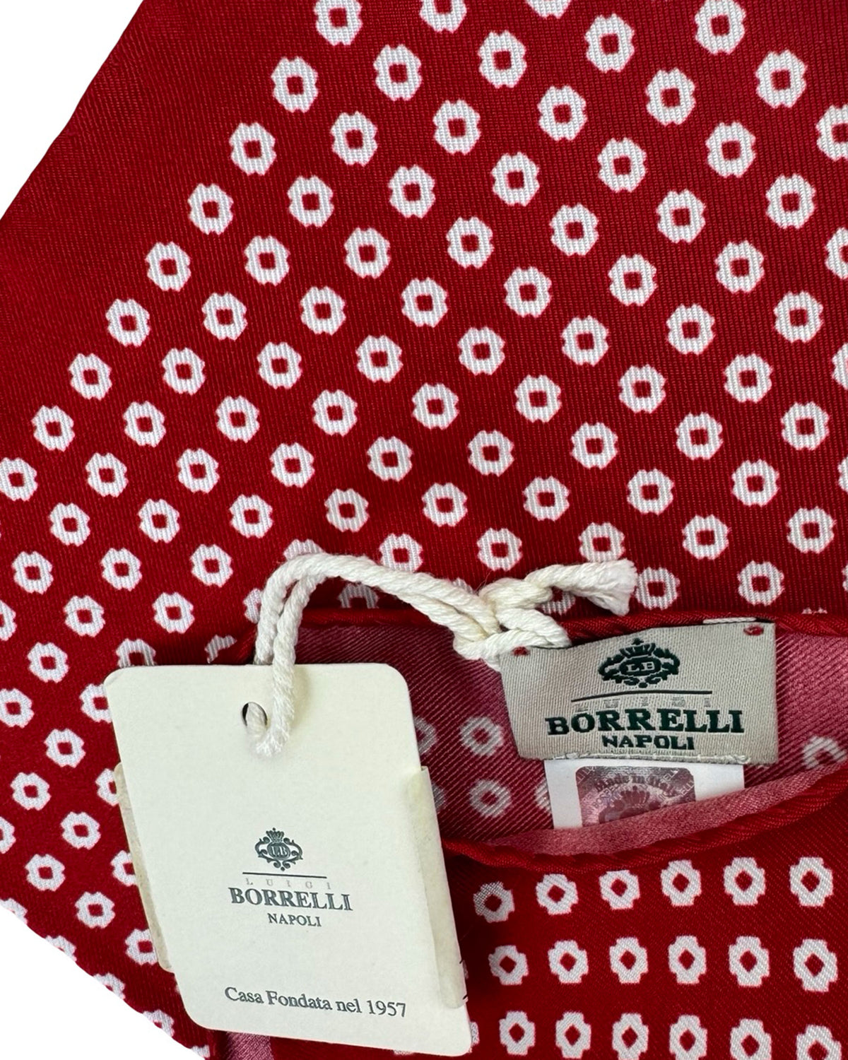 Borrelli Silk Pocket Square 