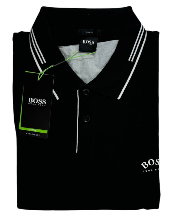 ☆現行 3XL☆ HUGO BOSS ポロシャツ PIMA COTTON 黒 - メルカリ