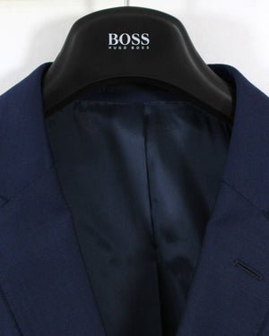 Hugo Boss Sport Coat Dark Blue - Slim Fit Wool Blazer EU 52 / US 42 L