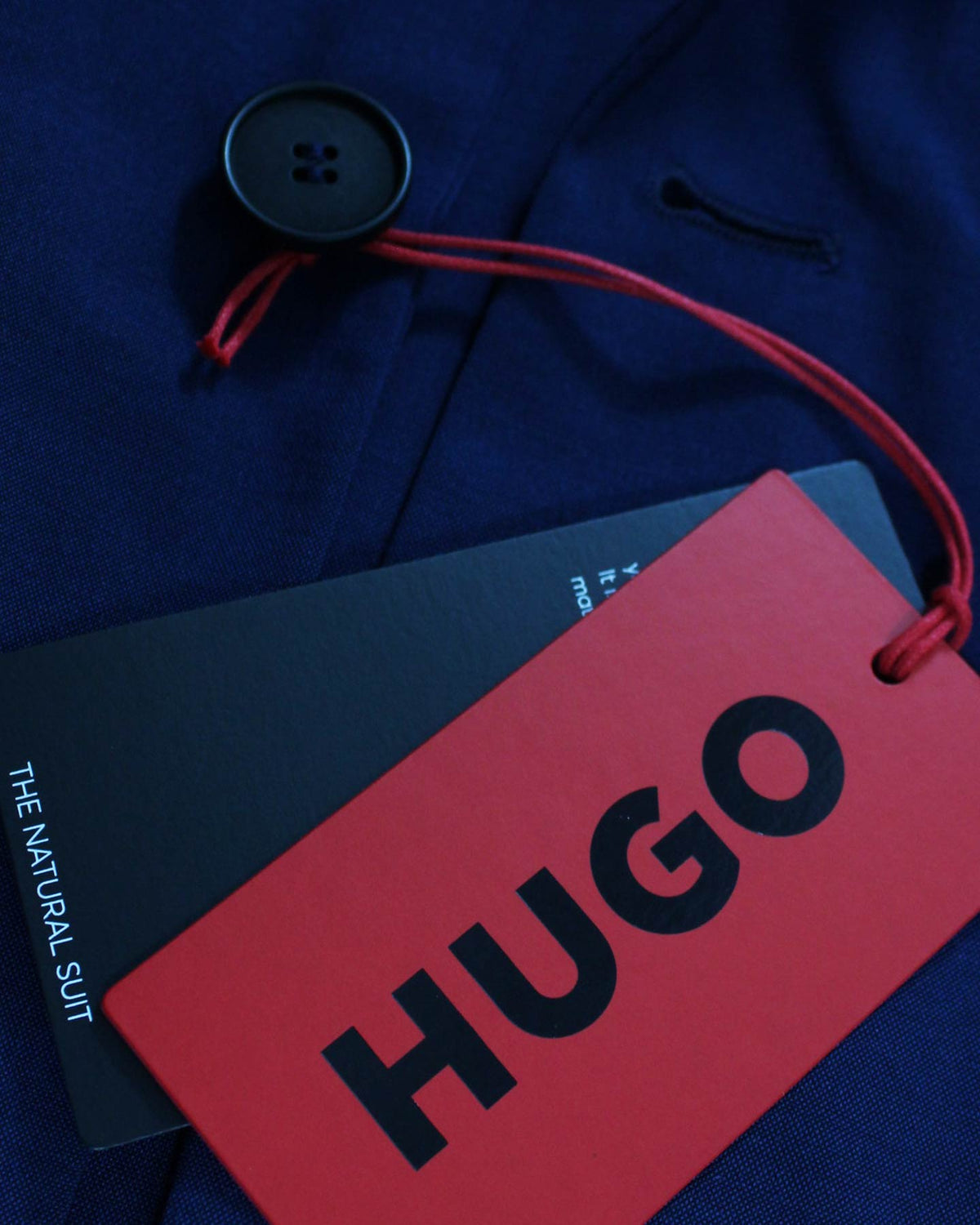 Hugo Boss Sport Coat Dark Blue Unlined EU 54/ US 44 Slim Fit REDUCED - SALE