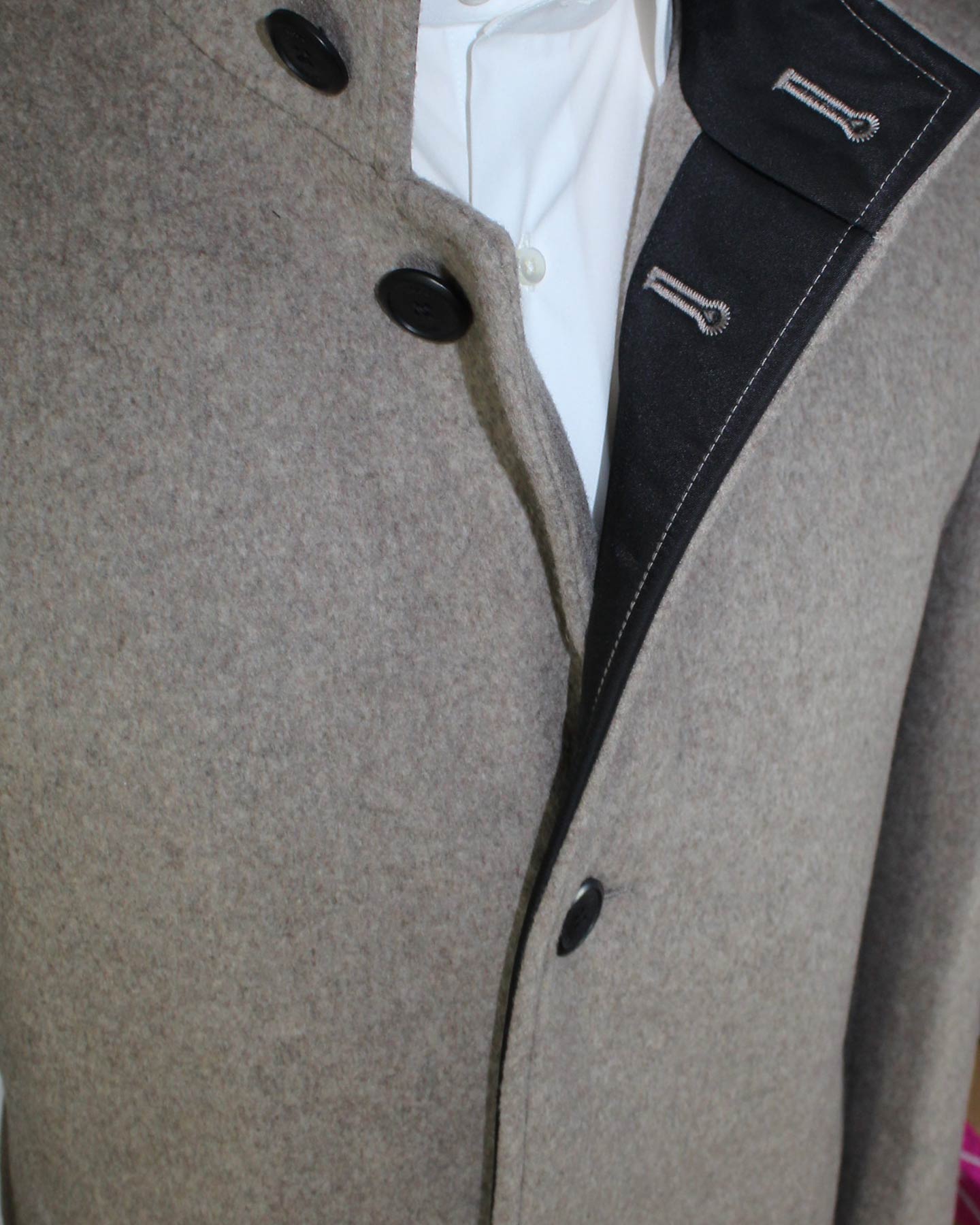 Hugo Boss Wool Coat Medium Beige Long Coat
