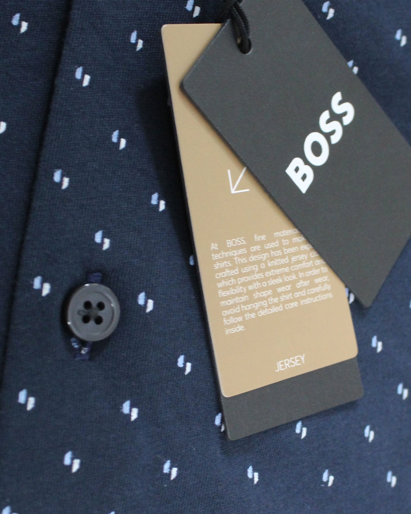 Hugo Boss Sport Shirt Midnight Blue Pattern - Slim Fit XXXL REDUCED - - Tie Deals Hugo Boss Sport Shirt Midnight Blue Pattern - Slim Fit XXXL REDUCED - - Tie Deals