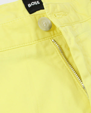 Hugo Boss Shorts Slim Fit Yellow EU 50/ 34