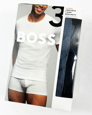 Boss Men T-Shirts 3-Pack Crew Neck Regular Fit