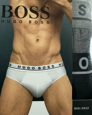 Hugo Boss Men Underwear 3 Pack Stretch Cotton Mini Brief M