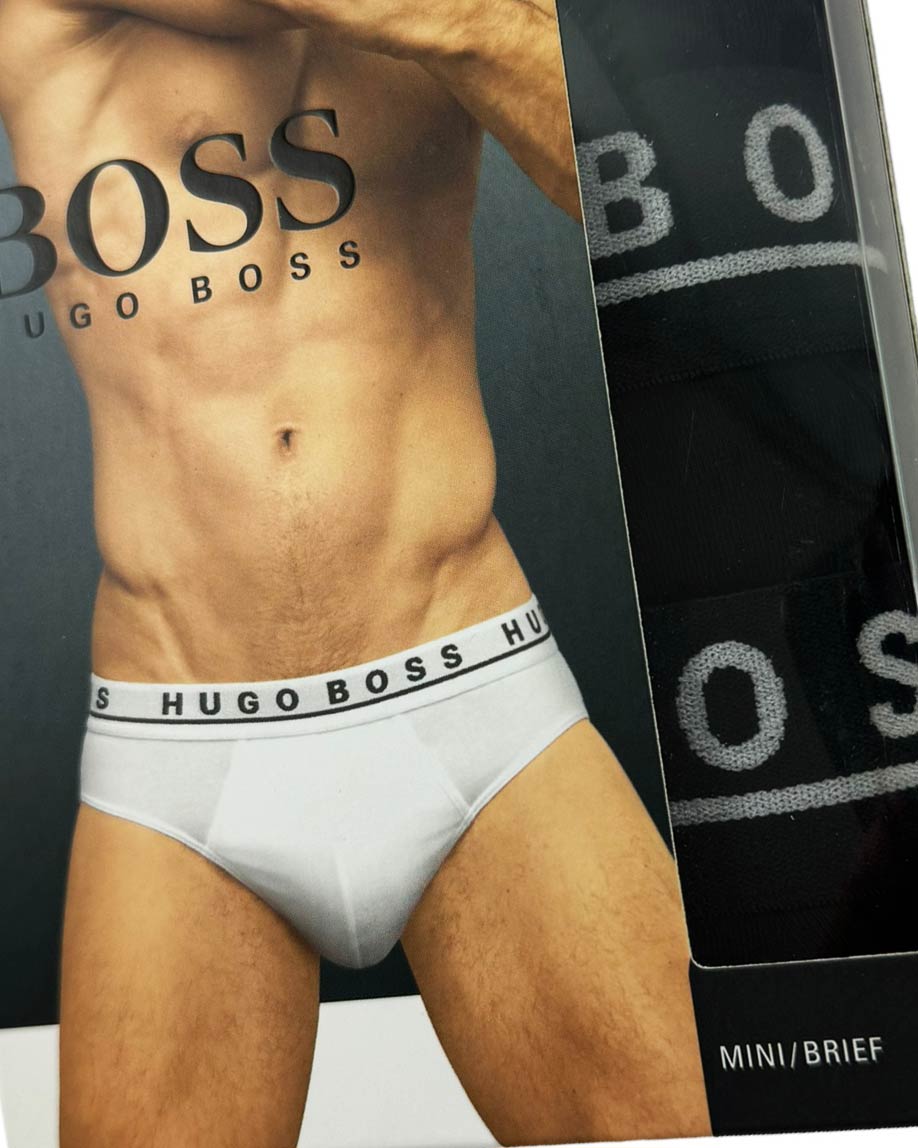 BOSS Bodywear Men's 3 Pack Bold Design Trunkstripe/Black/Black