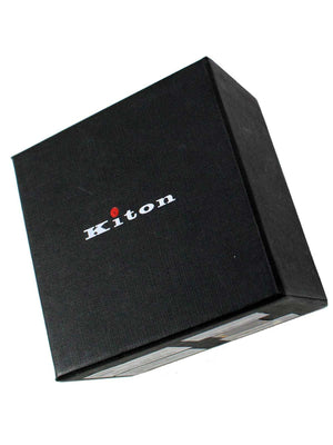 Kiton Wallet - Dark Brown Grain Leather Men Wallet Credit Card Holder FINAL SALE