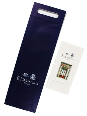 E. Marinella Tie Black Blue Micro Medallions Design