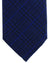 Brioni Silk Tie Navy Blue Houndstooth Stripes Design