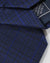 Brioni Silk Tie Navy Blue Houndstooth Stripes Design
