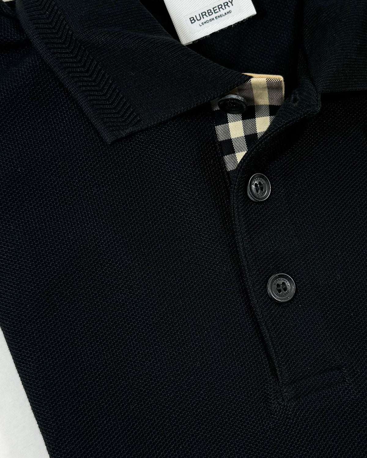 Burberry Men Polo Shirt Eddie Black M SALE