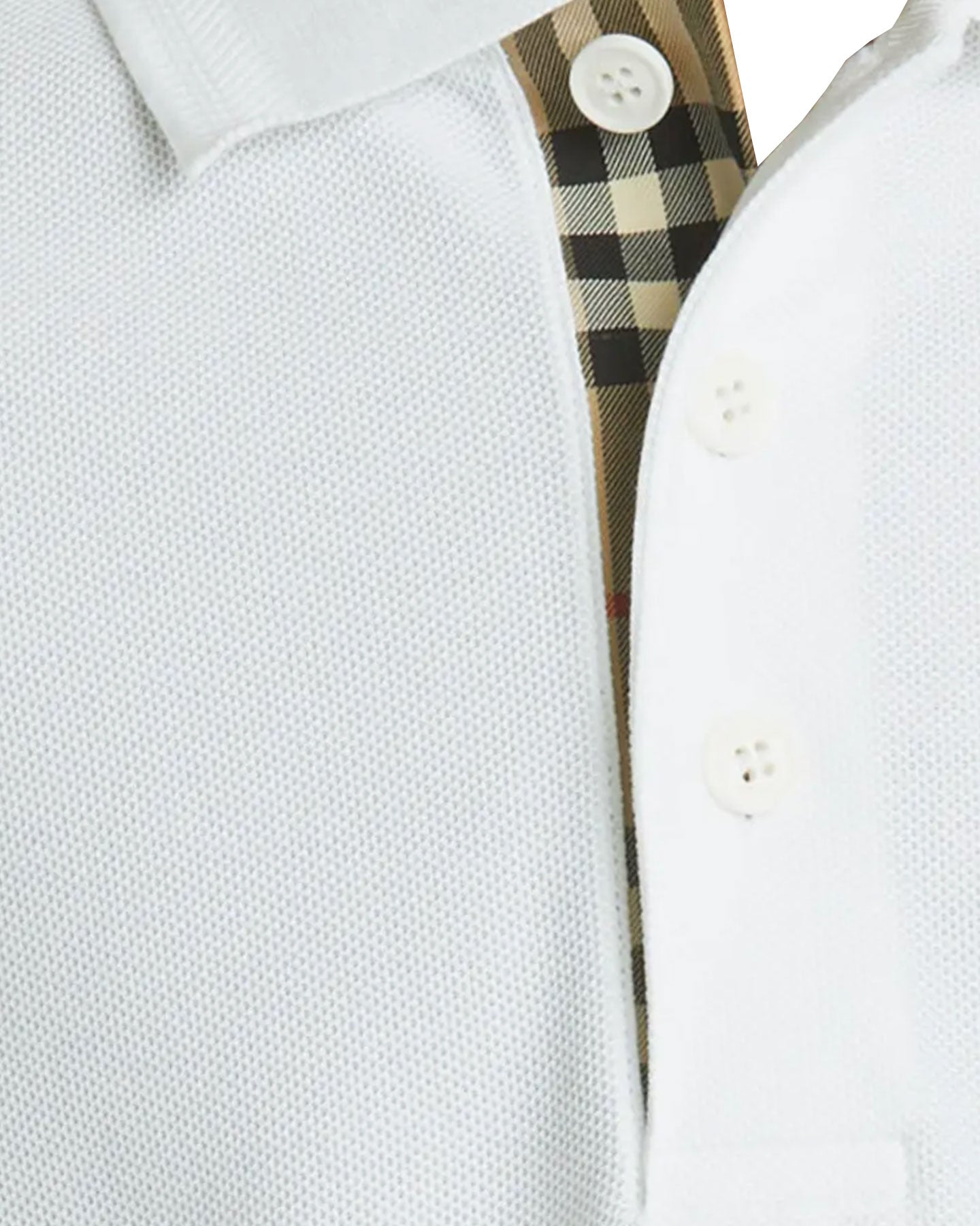 Burberry Men Polo Shirt Eddie White Cotton Regular Fit XXL SALE