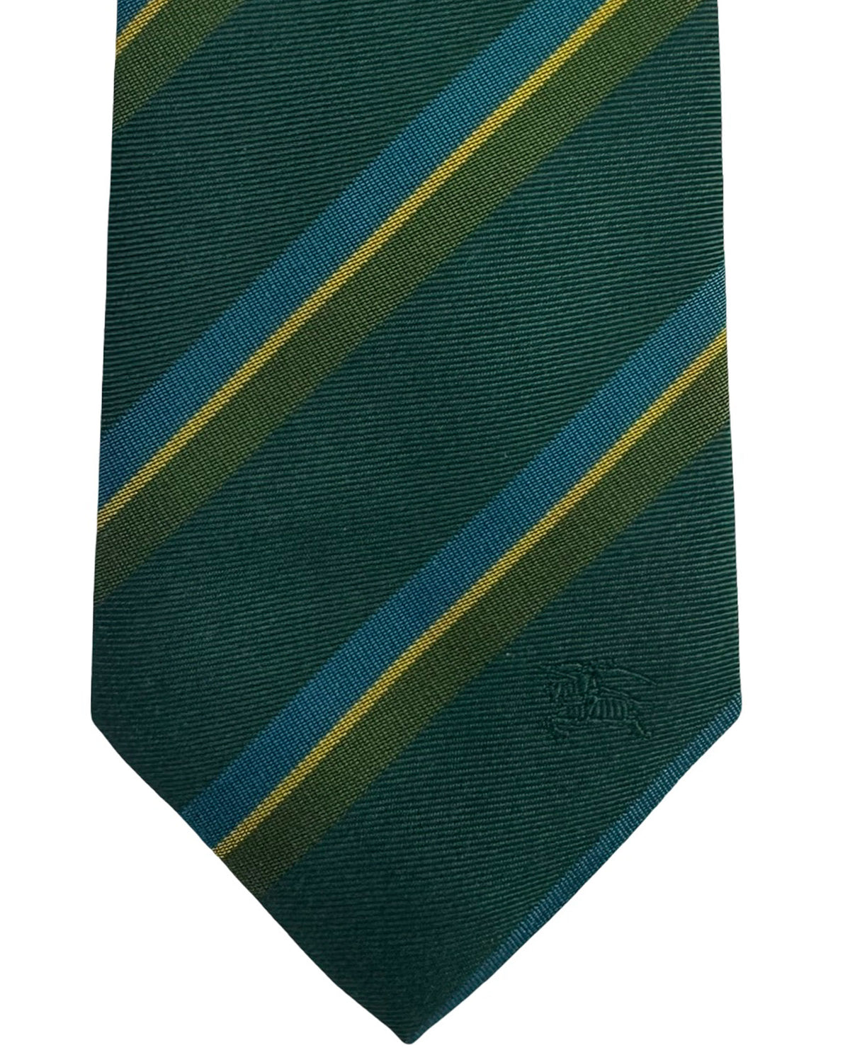 Burberry Tie Green Stripes Design