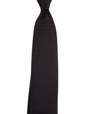 Canali Tie Chocolate Brown Mini Dot